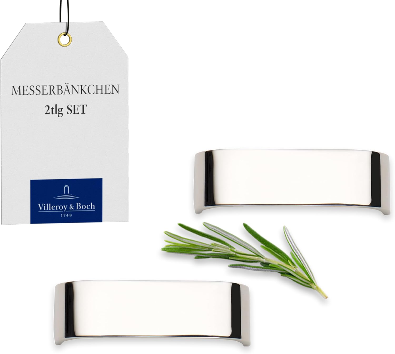 Villeroy & Boch Daily Line Posacoltelli set di 2 pezzi in acciaio - immagine 2