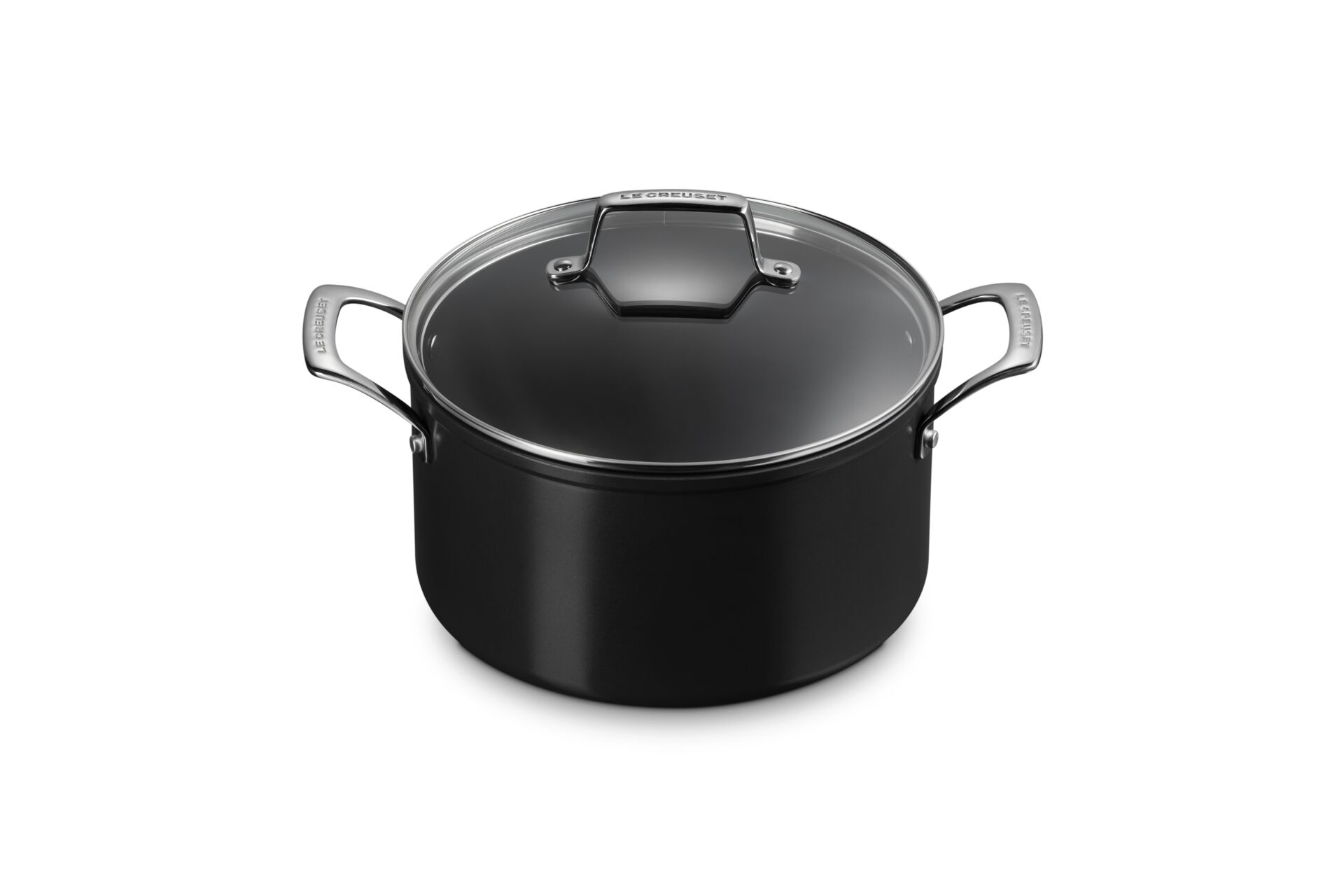Le Creuset Casseruola antiaderente ceramica con coperchio cm 20 - immagine 5