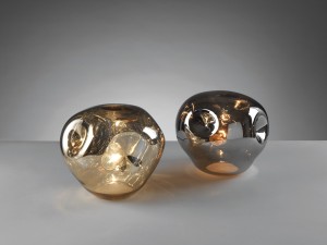 Mascagni Lampada ’70s’ in vetro specchiato da tavolo