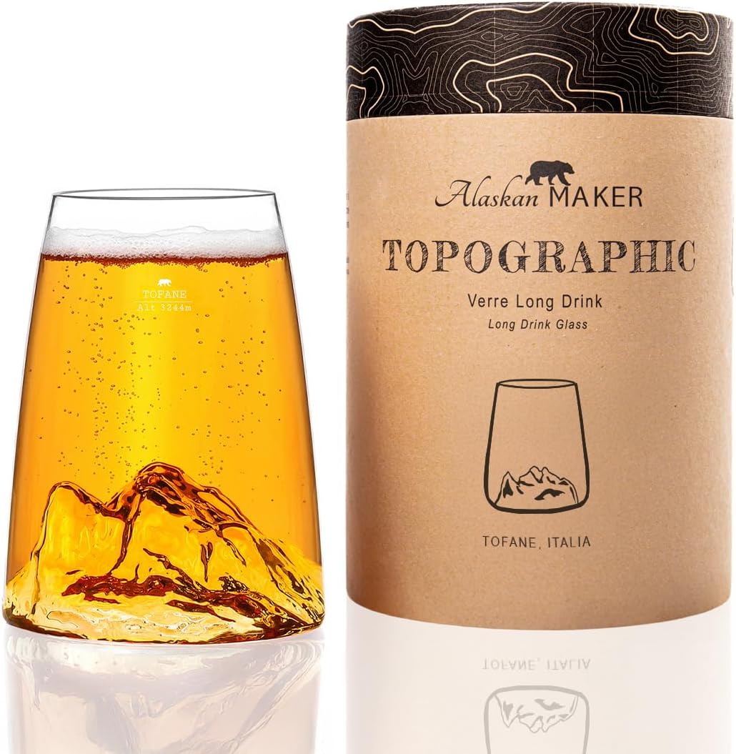 Alaskan Maker Tofane bicchiere da birra o long drink