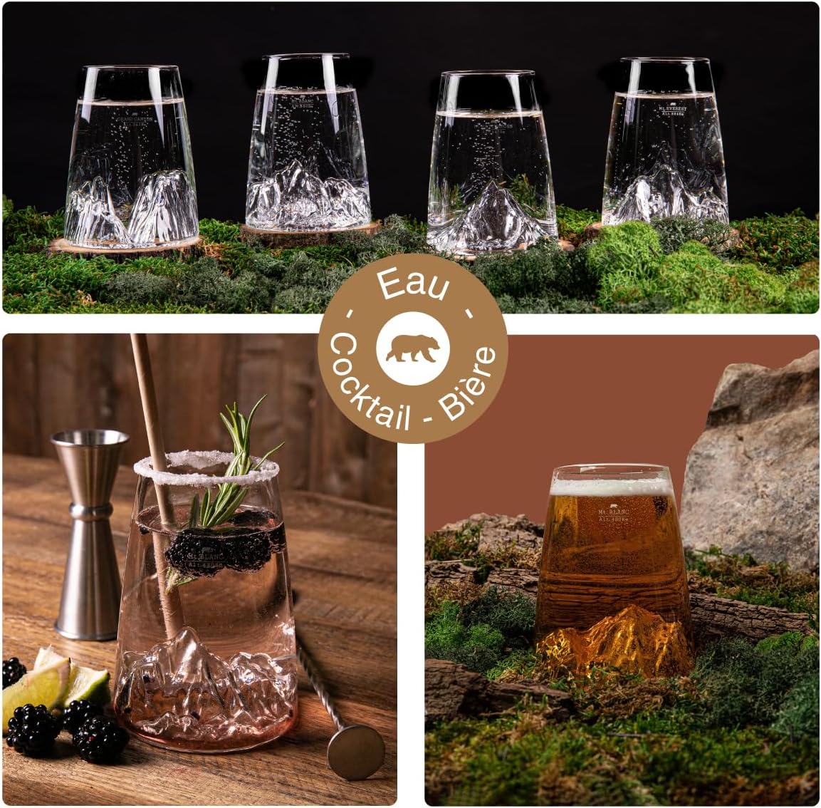 Alaskan Maker Tofane bicchiere da birra o long drink - immagine 8