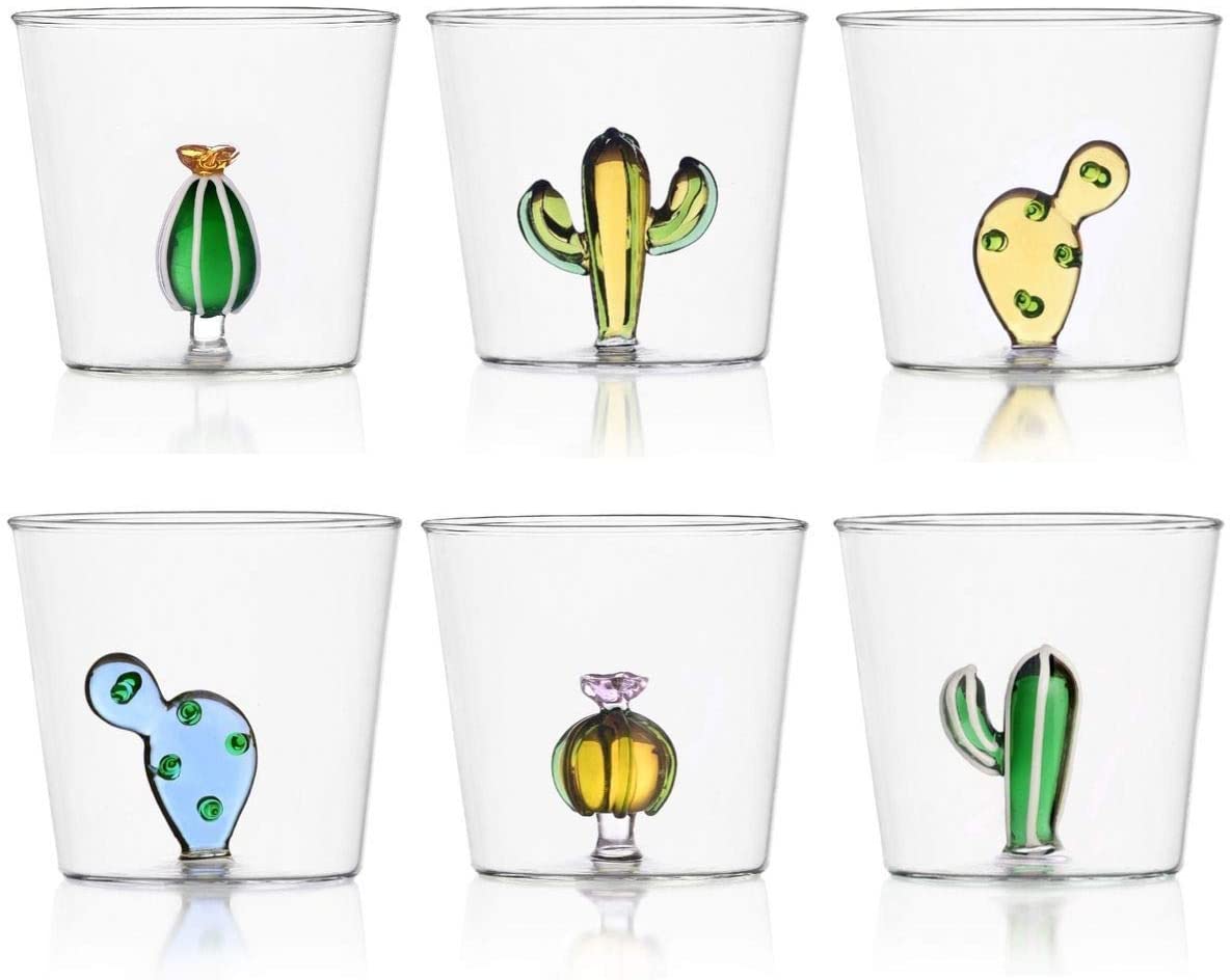 Ichendorf bicchieri Cactus in vetro borosilicato