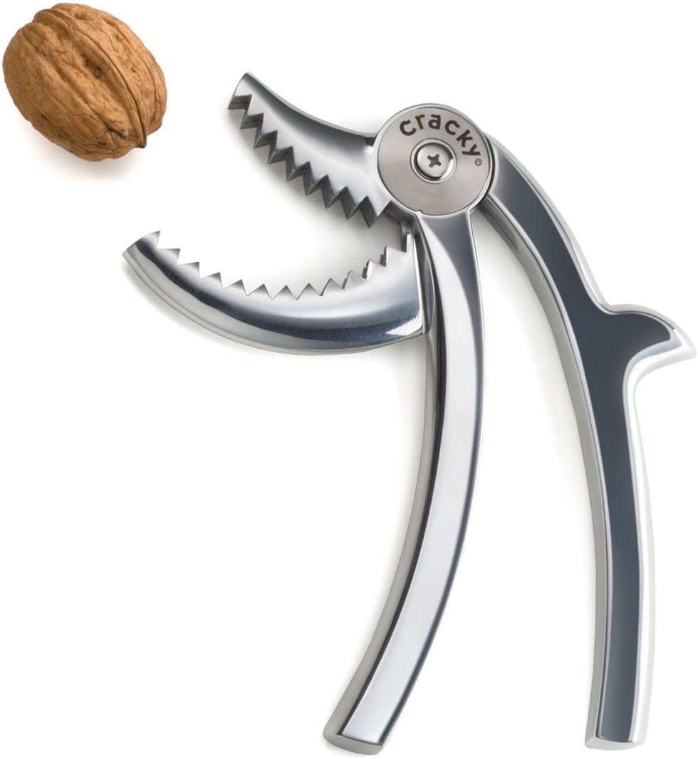 Cilio Cracky Schiaccianoci in alluminio color argento