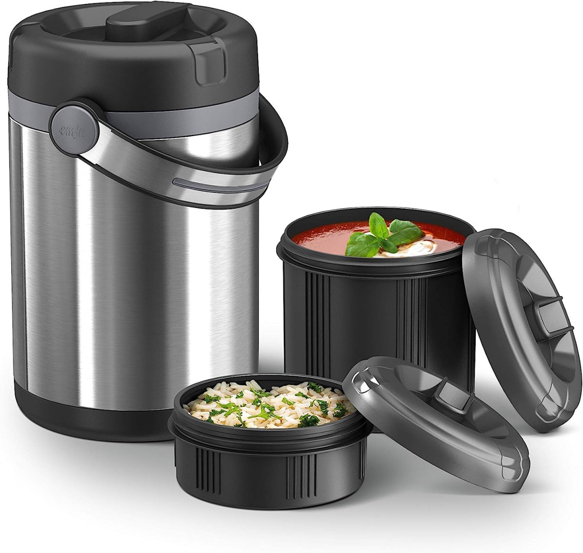 Emsa Mobility Portavivande termico acciaio inox 1,7litri Gruppo 3 A.B.D.