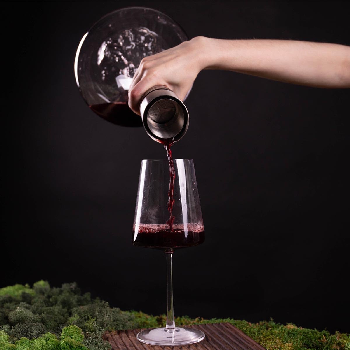 Alaskan Maker Tofane Caraffa decanter L 1,8 con tappo 3 in 1 - immagine 4