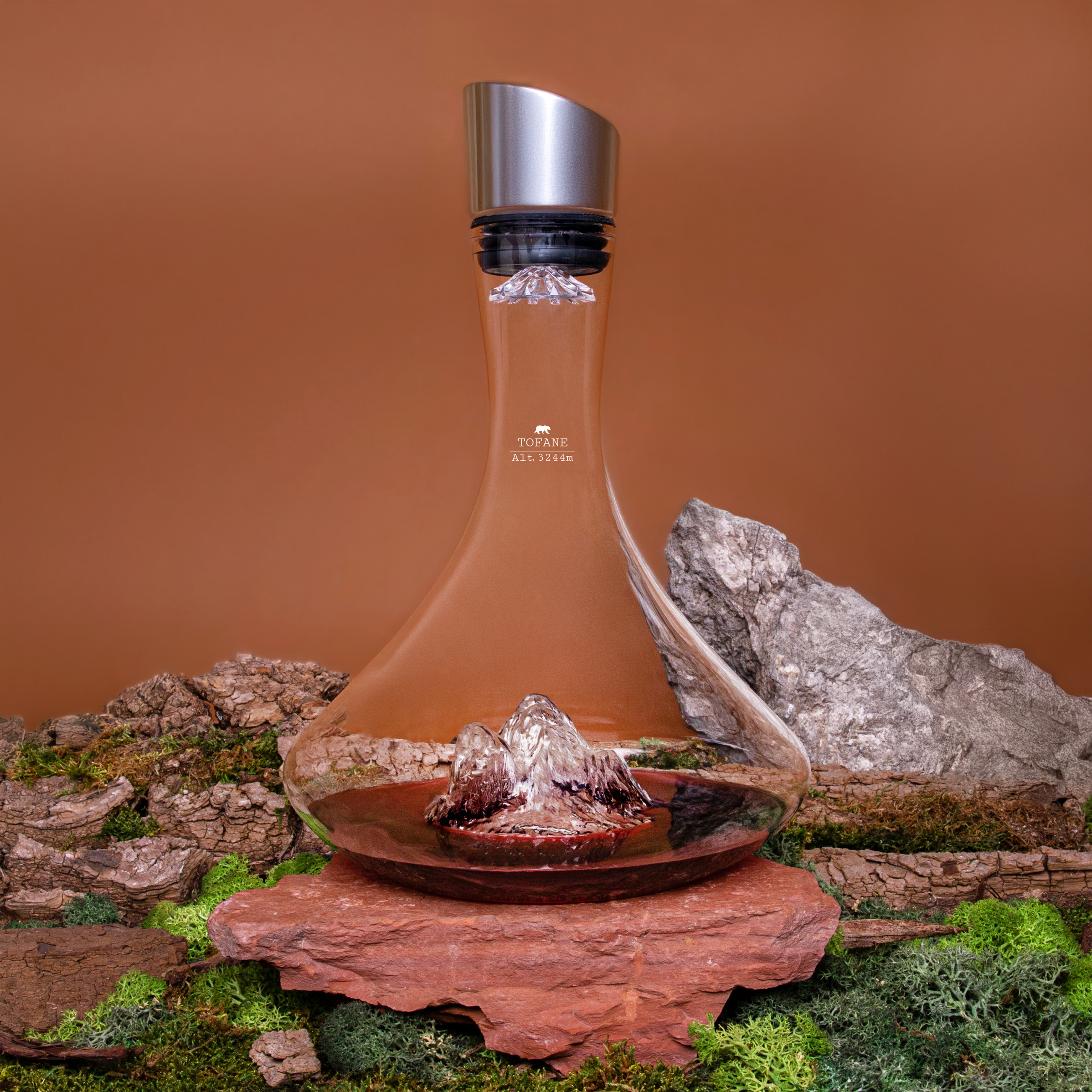 Alaskan Maker Tofane Caraffa decanter L 1,8 con tappo 3 in 1 - immagine 3