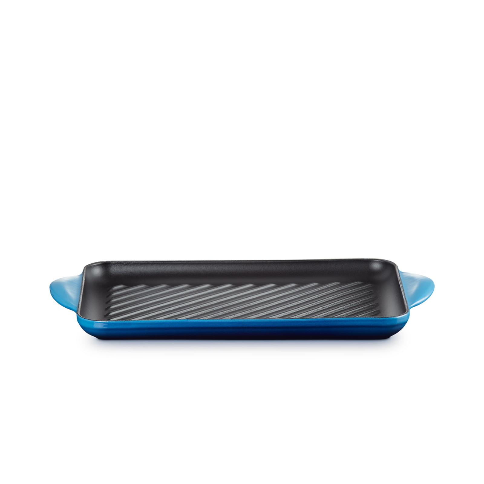 Le Creuset Grill rettangolare Tradition ghisa Azzurra Blu - immagine 5