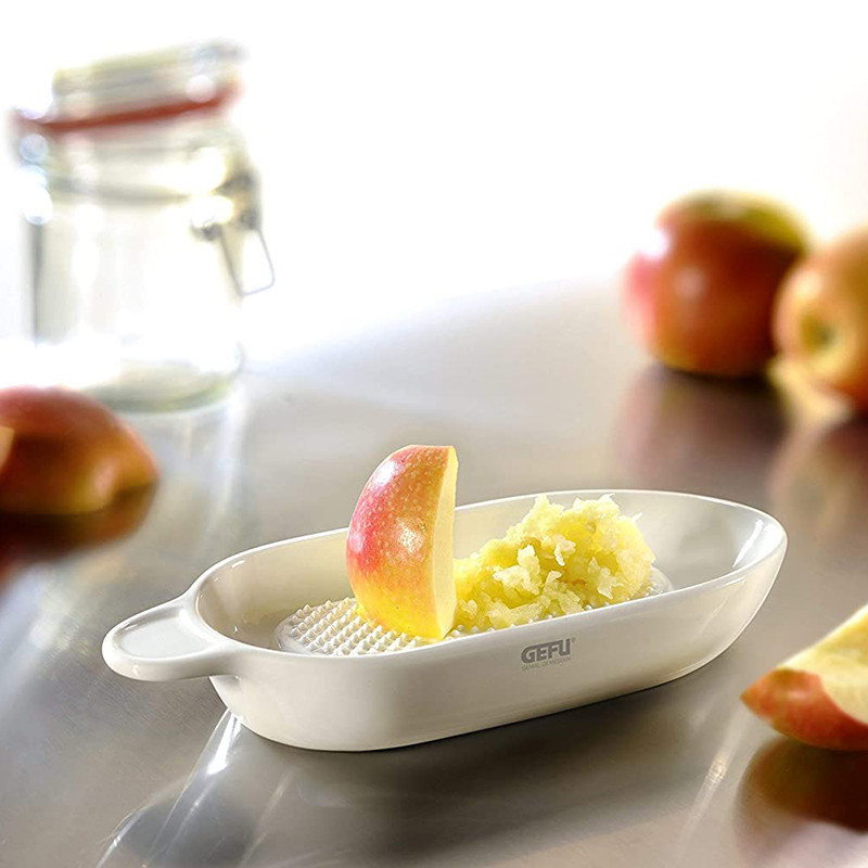 Gefu Grattugia mela, carota, aglio o zenzero in ceramica - immagine 3
