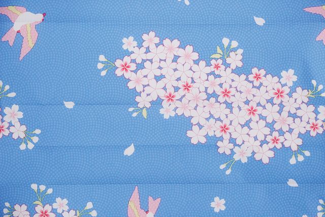 Shupatto Borsa per la spesa giapponese pieghevole Hana Ni Tori - immagine 2